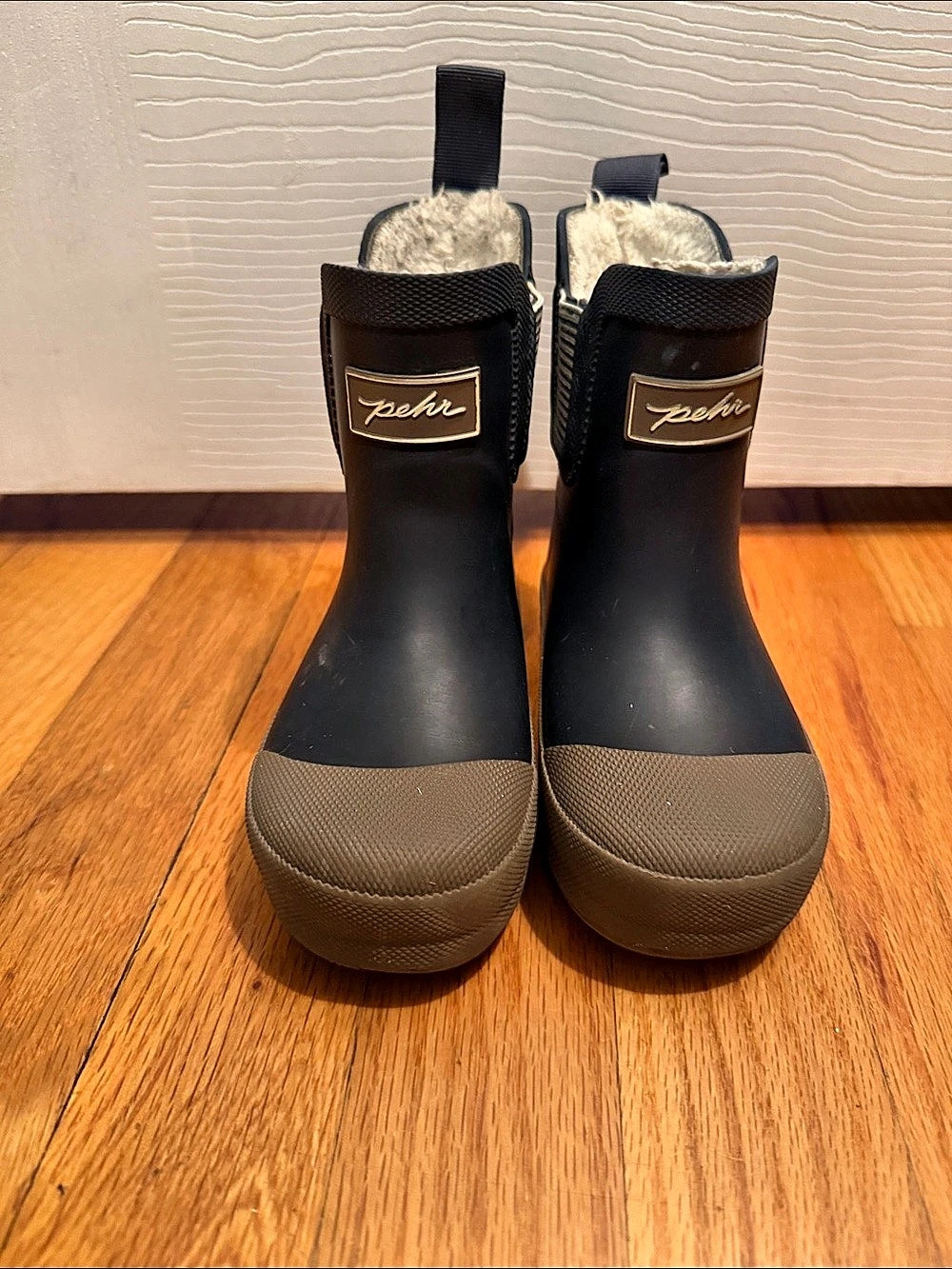 Pehr Winter snow Boots dark blue & Brown